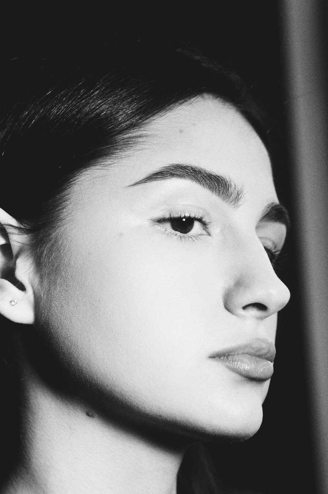Studio portrait of a Turkish woman television producer